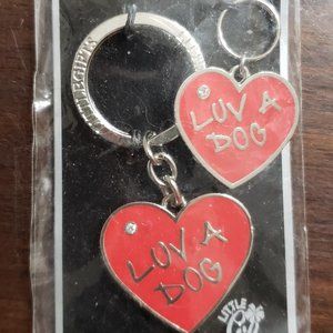 NEW Matching Hearts Keychain and Charm Set